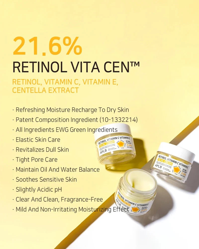 APLB Retinol Vitamin C Vitamin E Facial Cream