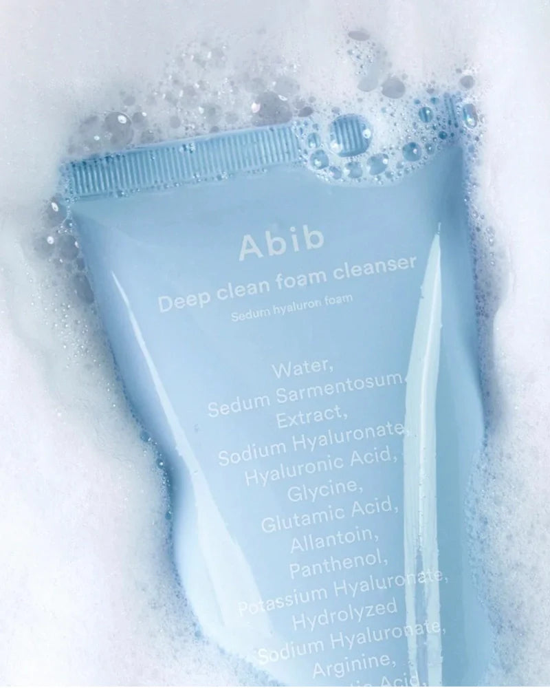 Abib Deep Clean Foam Cleanser Sedum Hyaluron Foam
