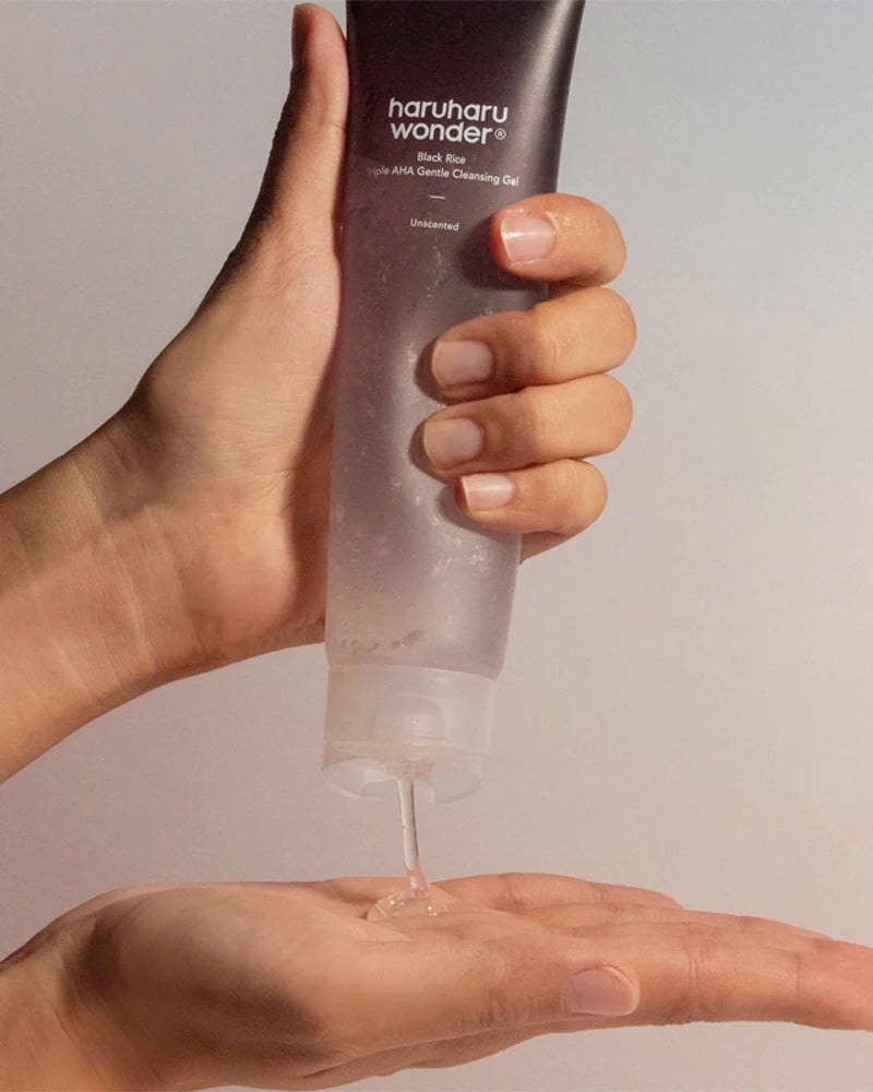 haruharu wonder Black Rice Triple AHA Gentle Cleansing Gel