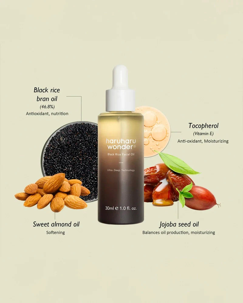 haruharu wonder Black Rice Facial Oil