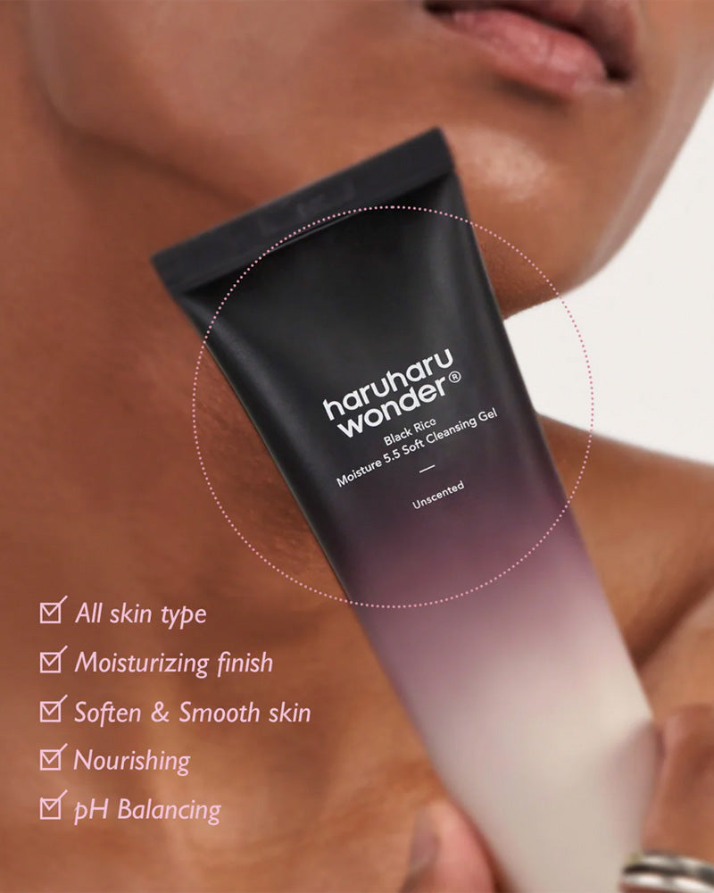 haruharu wonder Black Rice Moisture 5.5 Soft Cleansing Gel