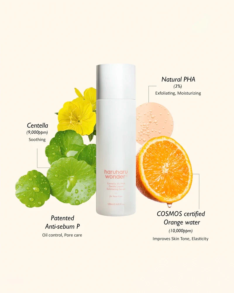 haruharu wonder Centella 3% PHA Gentle Liquid Exfoliating Serum