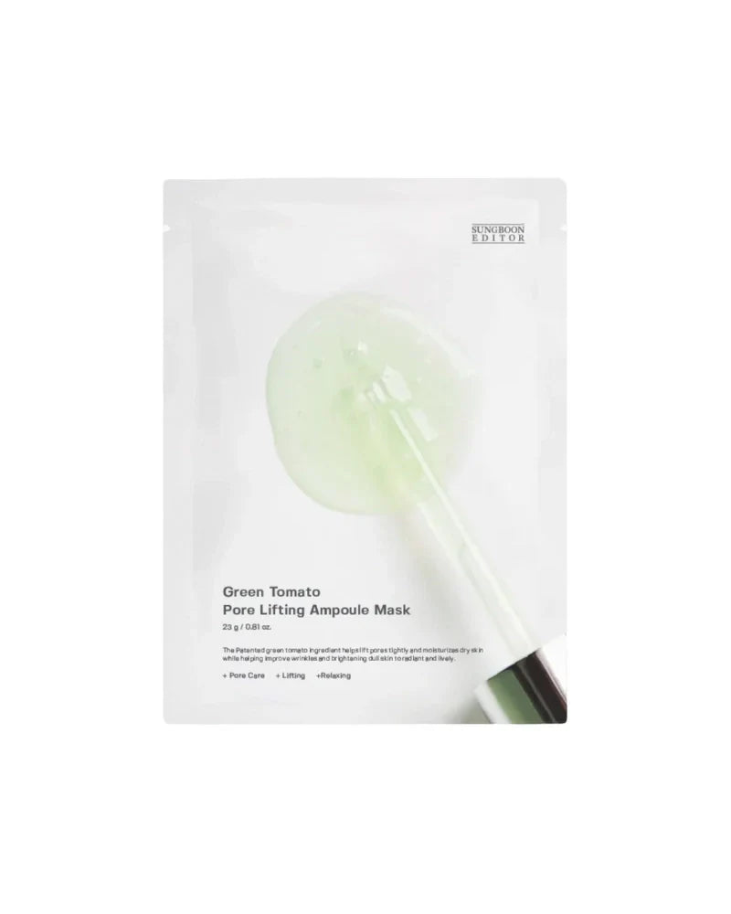 Sungboon Editor Green Tomato Pore Lifting Ampoule Mask