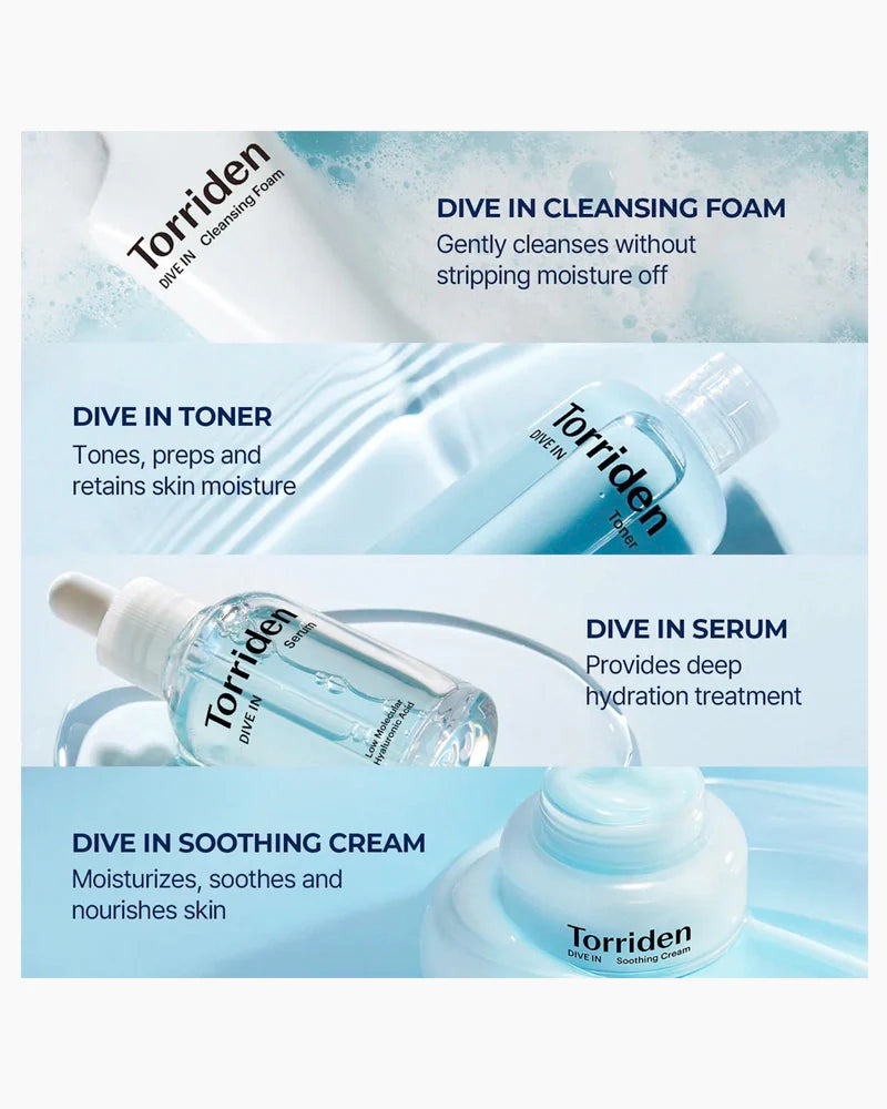 Torriden DIVE-IN Skincare Trial Kit